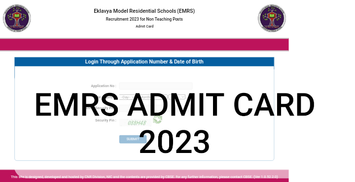 EMRS TGT & Hostel Warden Admit Card 2023 | ईएमआरएस टीजीटी & हॉस्टल वार्डन एडमिट कार्ड 