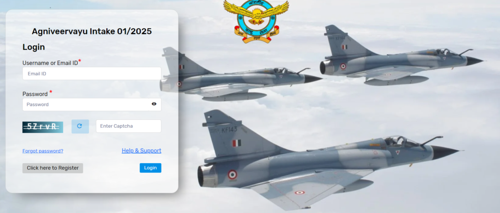 Indian Airforce Agniveer Vayu Intake Recruitment का आवेदन कैसे करे ?