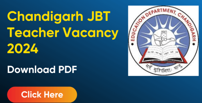 Chandigarh JBT Teacher Recruitment 2024 - Apply Online For 396 Posts 