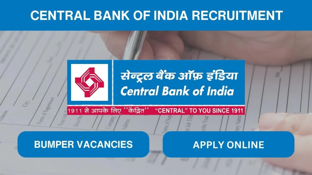 Central Bank of India Apprentices Recruitment 2024 Apply Online For 3,000 Posts 