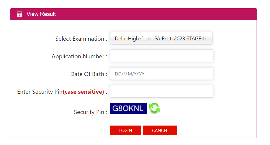 Delhi High Court Personal Assistant ( PA ) Result 2024 को केसे डाउनलोड करें ?
